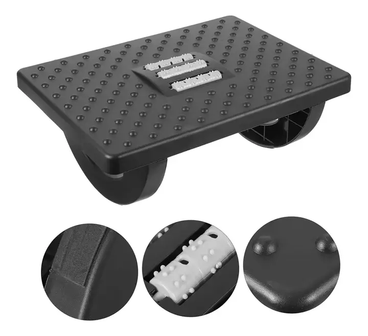 Apoio ergonomico pes descanso de pe apoio de pes para escritorio apoio de pes descanso pes escritorio apoio pe ergonomico massageador rolo descanso pernas relaxamento home office mesa computador