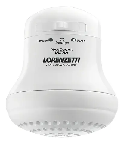 Chuveiro elétrico Maxi Ducha Ultra Lorenzetti 3200W cor Branco