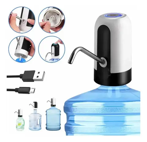 Bomba Elétrica USB Recarregável para Galão de Água - Ladh Home