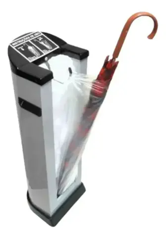 Saco Refil Embalador de Guarda-Chuva Transparente – Pack com 100 Unidades