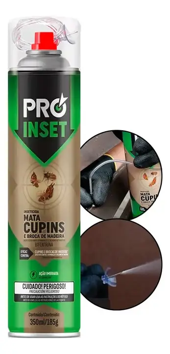 Remedio Mata Cupim Extermina Protege Madeira Spray 350ml