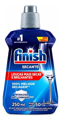 Finish Secante Abrilhantador para Lava-Louças 250 mL