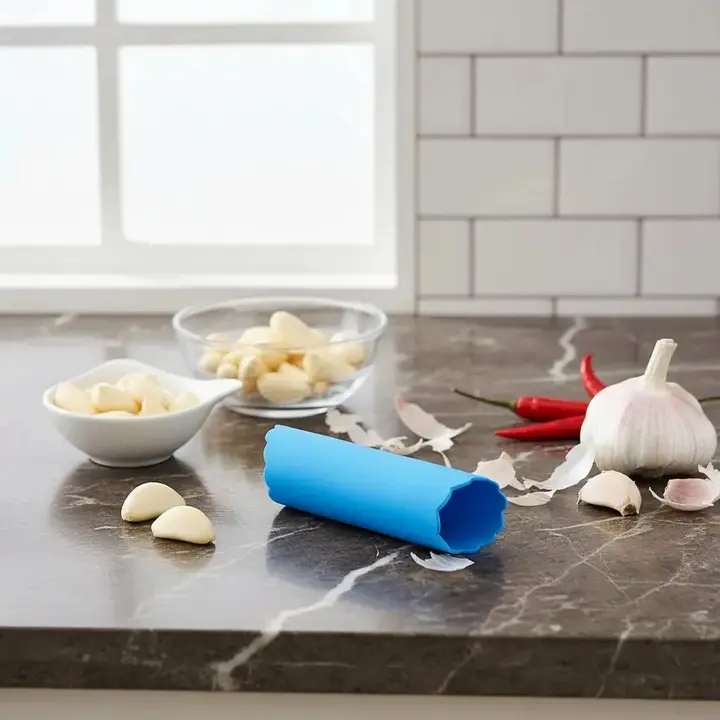 Descascador Alho Magico Silicone Prático Sem Odor Nas Mãos