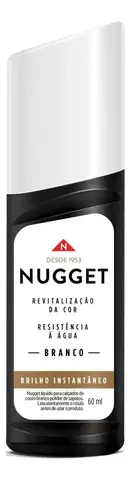 Polidor de Sapato Líquido Branco Nugget Frasco 60ml