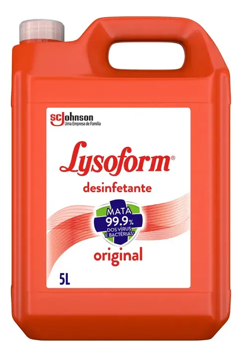 Desinfetante 5L Lysoform Líquido Original Desinfetante Casa para Limpeza Pesada