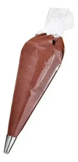 Saco De Confeitar Manga Descartável G 38cm 100uni