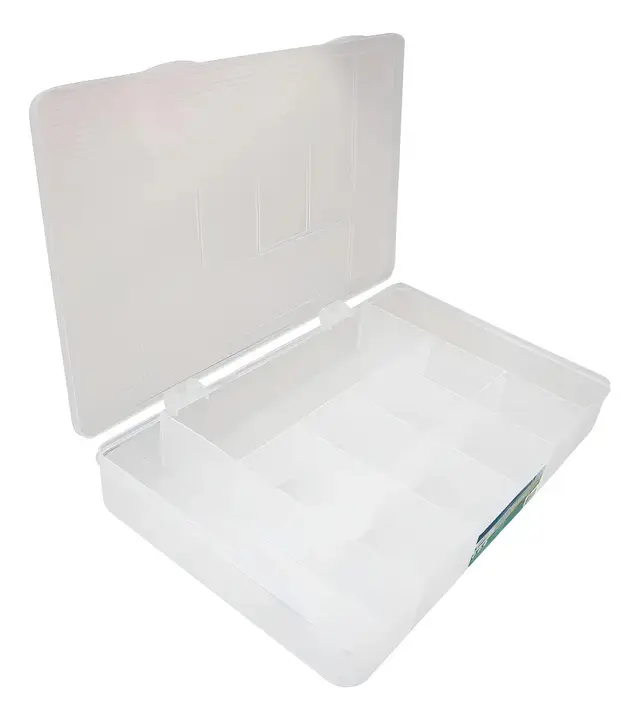 Caixa Organizadora Com 11 Divisórias Plasmont Transparente 28x17 cm