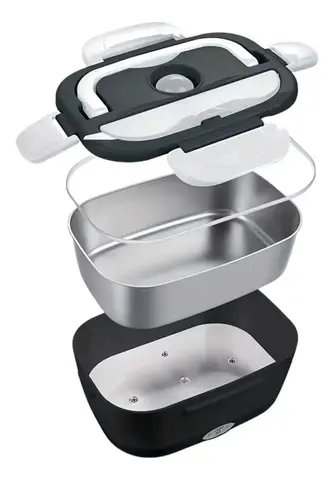 Marmita Elétrica AQUECER Bivolt 1,5L 40W Alumínio Preta
