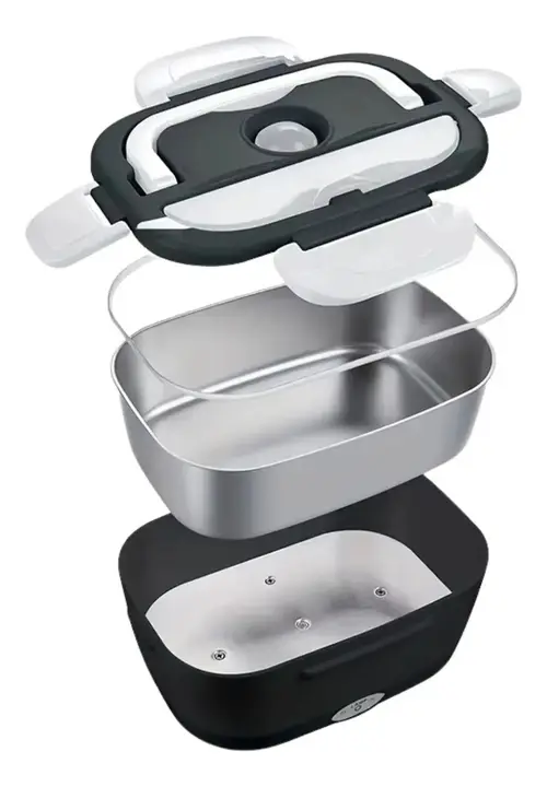Marmita Elétrica AQUECER Bivolt 1,5L 40W Alumínio Preta