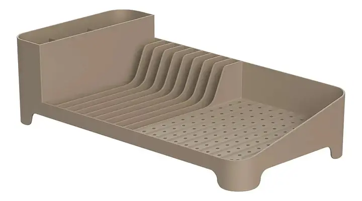 Escorredor de Louça Ou Trium Compact Marrom para Bancada