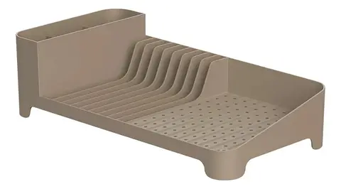 Escorredor de Louça Ou Trium Compact Marrom para Bancada